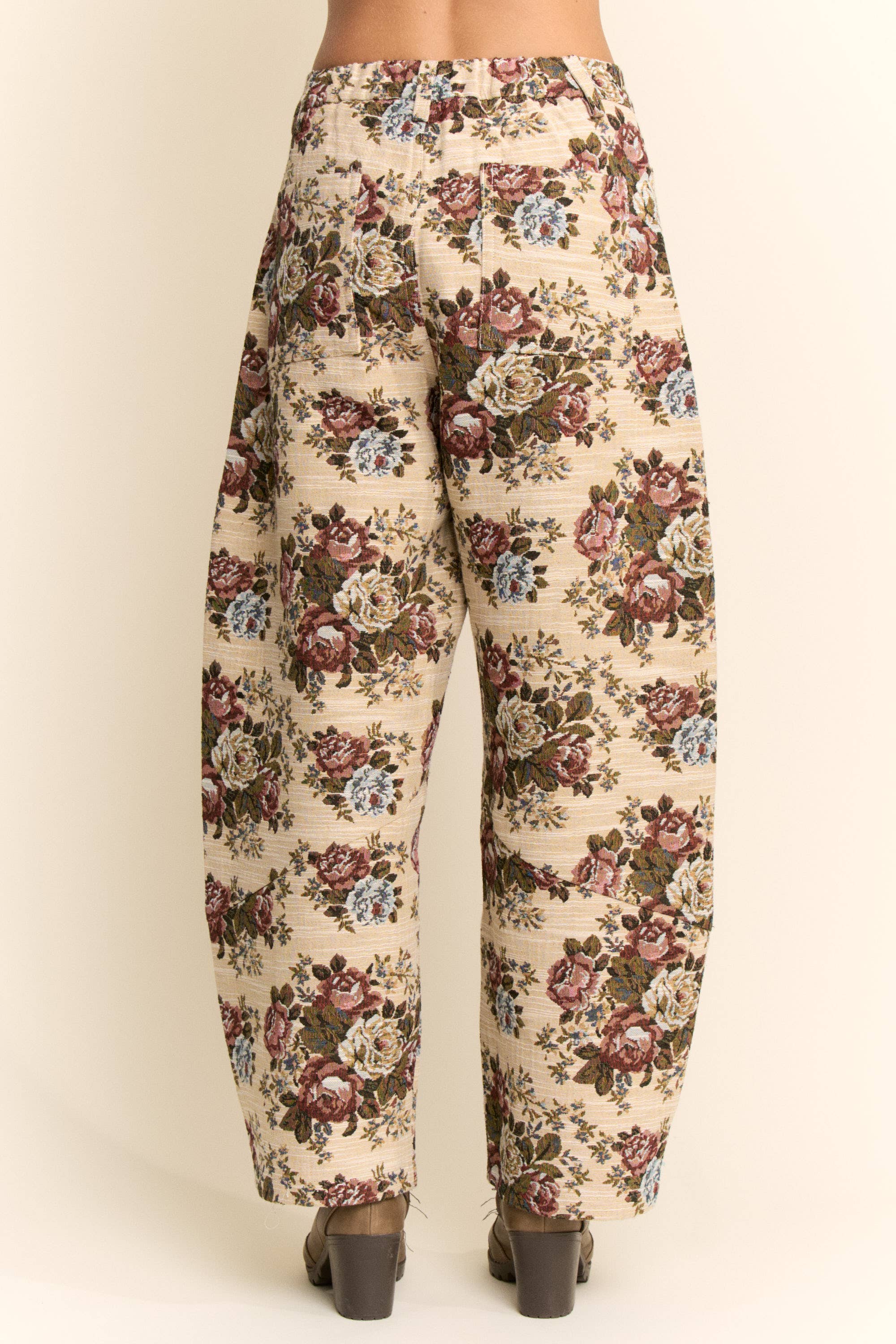 FLOWER MESH CARGO JOGGERS