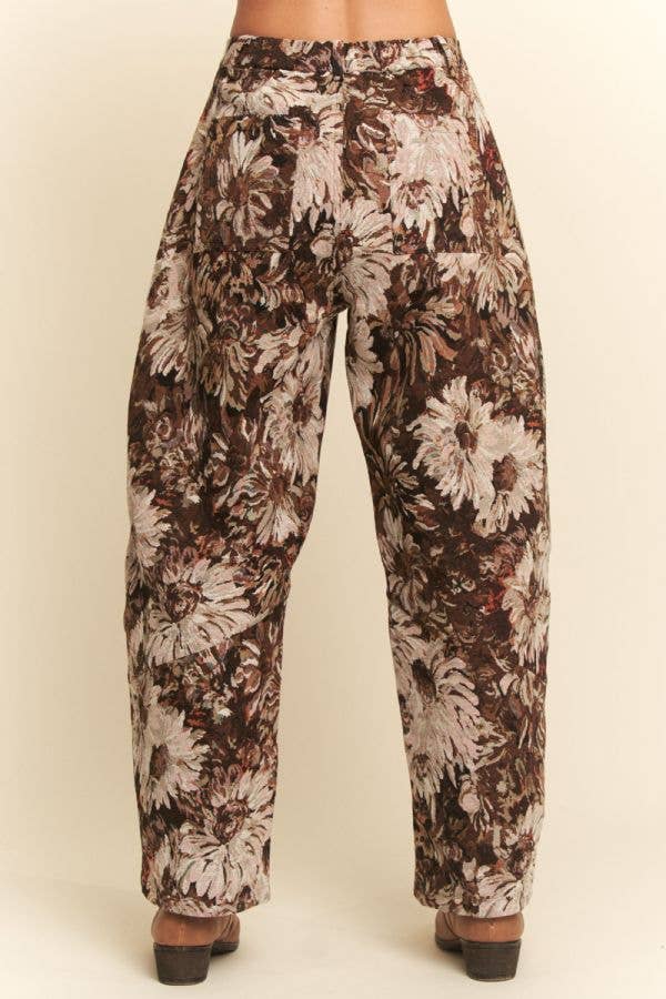FLOWER MESH CARGO JOGGERS