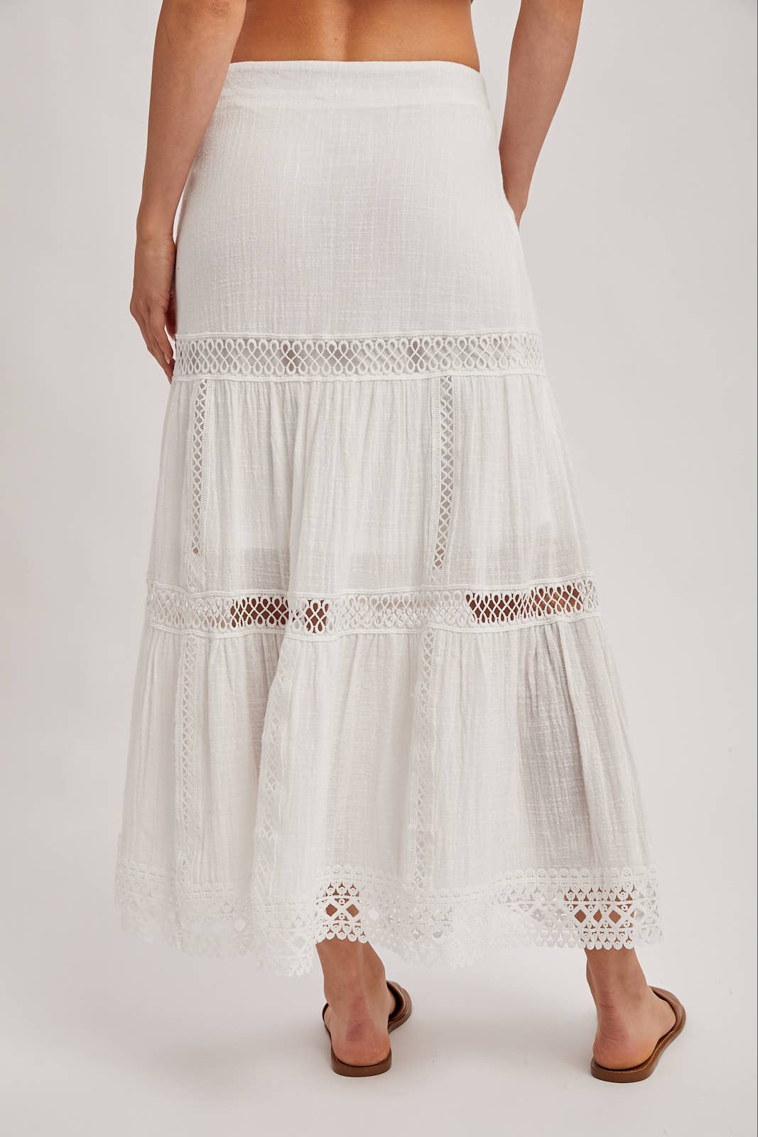 CROCHET MIDI SKIRT WESTERN BOHEMIAN