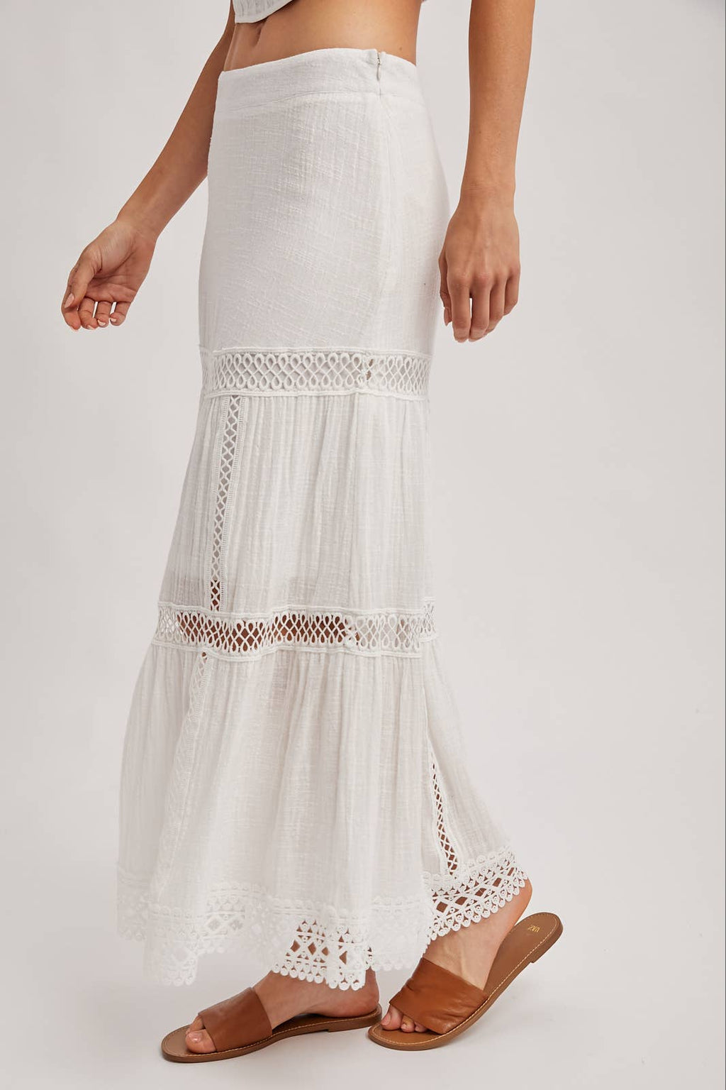 CROCHET MIDI SKIRT WESTERN BOHEMIAN