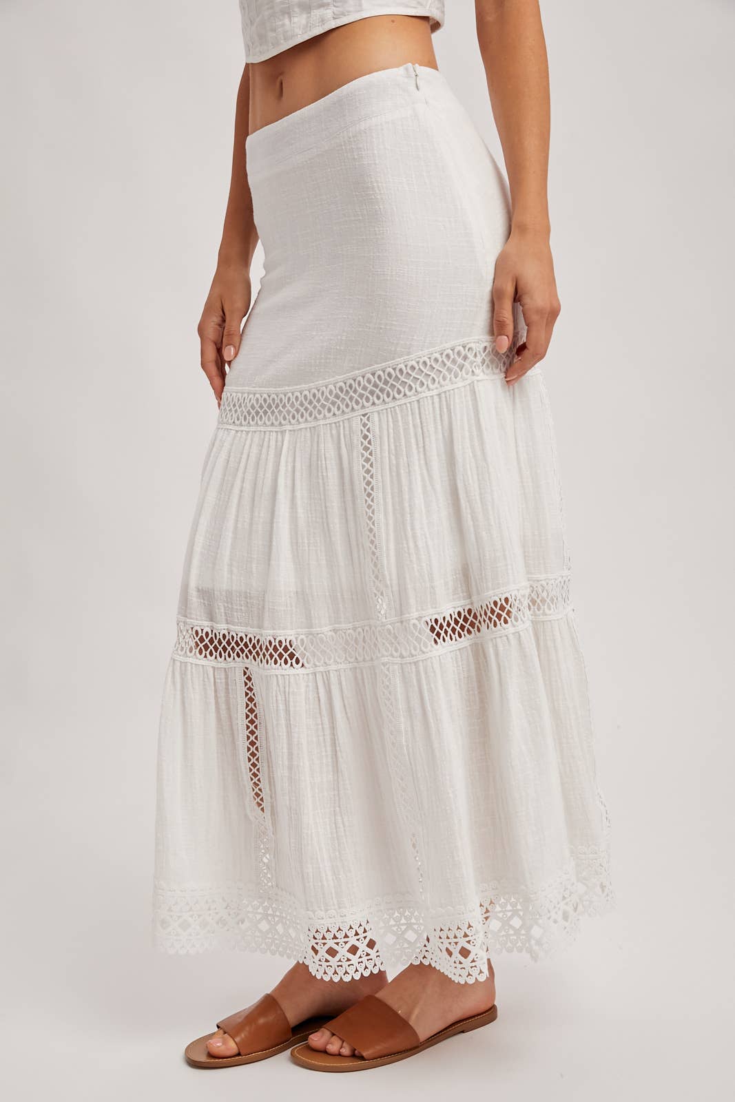 CROCHET MIDI SKIRT WESTERN BOHEMIAN