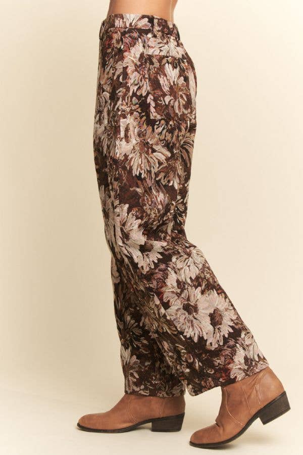 FLOWER MESH CARGO JOGGERS