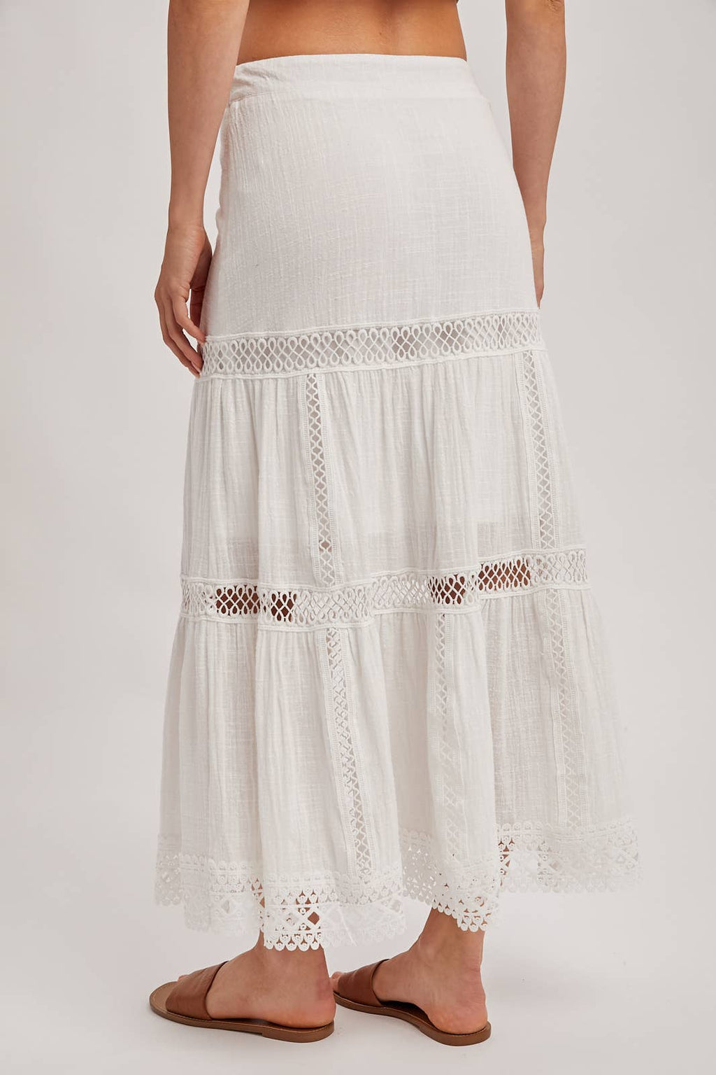 CROCHET MIDI SKIRT WESTERN BOHEMIAN